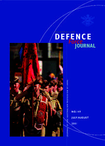 A U S T R A L I A N  D E FForce ENCE  JOURNAL OF THE AUSTRALIAN PROFESSION OF ARMS