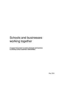 Microsoft Word - Schools and businesses working together.doc