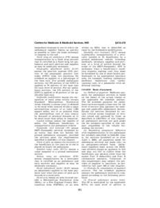 Centers for Medicare & Medicaid Services, HHS immediate response is one in which the ambulance supplier begins as quickly as possible to take the steps necessary to respond to the call. Fixed wing air ambulance (FW) mean