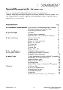 Neuchâtel / Superhard materials / Materials science / Chemistry / NanoWorld / Cantilever / Nanosensors / Silicon nitride / Diamond-like carbon / Technology / Nanotechnology / Canton of Neuchâtel