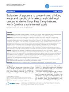 Ruckart et al. Environmental Health 2013, 12:104 http://www.ehjournal.net/contentRESEARCH  Open Access