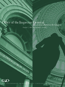 Special agent / Federal Depository Library Program / Office of Inspector General /  U.S. Department of Health and Human Services / Office of Inspector General /  U.S. Agency for International Development / Inspectors general / Government / Inspector General