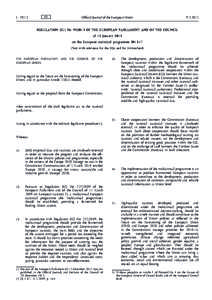 Regulation (EU) No[removed]of the European Parliament and of the Council of 15 January 2013 on the European statistical programme 2013-17Text with relevance for the EEA and for Switzerland