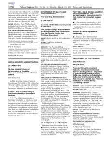 [removed]Federal Register / Vol. 72, No[removed]Monday, March 19, [removed]Rules and Regulations automatically take effect at the end of 45 days of continuous session of Congress