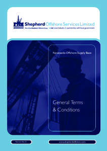 Newcastle Offshore Supply Base  General Terms & Conditions  Revision No.25