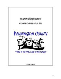 PENNINGTON COUNTY COMPREHENSIVE PLAN JULY[removed]D-1