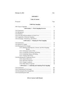 February 21, 2013  I(1) APPENDIX I Table of Contents