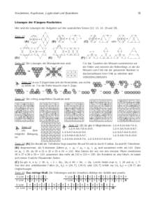 35  Knobeleien, Kopfn¨ usse, Logikr¨atsel und Basteleien L¨ osungen der K¨