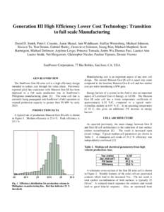 Solar cells / Semiconductor devices / Photovoltaics / Energy harvesting / Solar cell / SunPower / National Renewable Energy Laboratory / Energy / Technology / Energy conversion