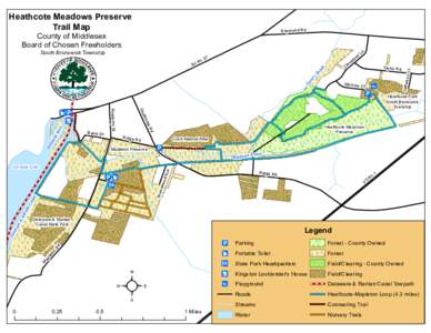 Heathcote Meadows Preserve Trail Map Raymond Rd  Ca