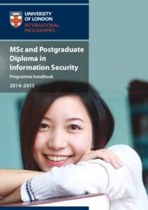MSc and Postgraduate Diploma in Information Security Programme handbook  2014–2015