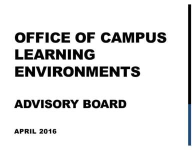 OCLE Advisory Board Spring 2016 v4