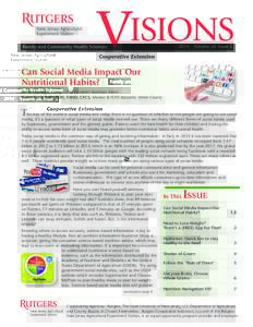 2014  Volume 26 Issue 3 Can Social Media Impact Our Nutritional Habits?