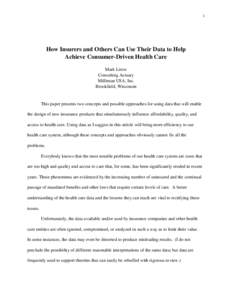 Medicine / Insurance / Federal assistance in the United States / Presidency of Lyndon B. Johnson / Health care in the United States / Managed care / Health insurance / Medicaid / Medicare / Health / Health economics / Healthcare reform in the United States