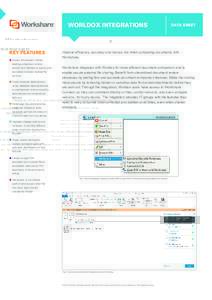 Workshare Datasheet - WORLDOX Integrations Datasheet.indd