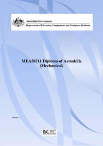 MEA50211 Diploma of Aeroskills (Mechanical)