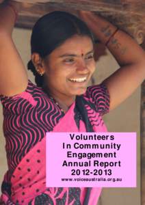 1  Volunteers In Community Engagement Annual Report