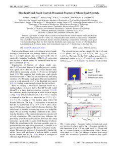 PRL 99, [removed]PHYSICAL REVIEW LETTERS