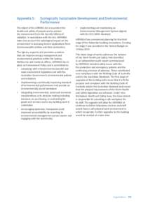 Annual Report of the CEO of ARPANSA[removed]Appendix 5 - Ecologically Sustainable Development & environmental performance