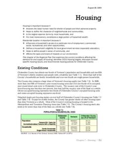 Affordable housing / Workforce housing / Public housing / Burlington /  Vermont / Chittenden County /  Vermont / Green affordable housing / Burlington – South Burlington metropolitan area / Vermont / Geography of the United States
