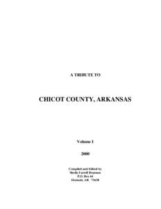 Dermott /  Arkansas / Lake Chicot / Lake Village /  Arkansas / Chicot / Arkansas / Geography of the United States / Chicot County /  Arkansas