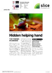 Hornsby Advocate ThursdayPage: Section: Region: Circulation: