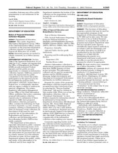 Federal Register / Vol. 68, No[removed]Tuesday, November 4, [removed]Notices committee chairman may allow public presentations or oral statements at the meeting. Luz D. Ortiz, Army Federal Register Liaison Officer.