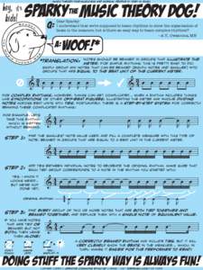 Hey, it’s kids! music theory for musicians and normal people by toby w. rush  Sparky the music theory dog!