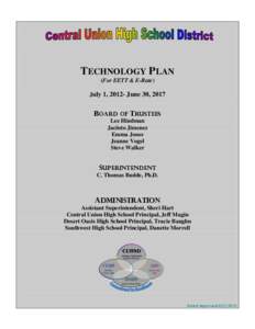 TECHNOLOGY PLAN (For EETT & E-Rate) July 1, 2012- June 30, 2017 Board of Trustees Lee Hindman