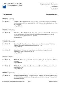 Regierungsbezirk Oberbayern Traunstein Vachendorf