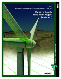 Final Environmental Impact Statement for the Mohave County Wind Farm Project (Volume I)