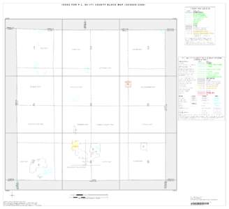 INDEX FOR P.L[removed]COUNTY BLOCK MAP (CENSUS[removed]INDEX MAP LEGEND SYMBOL NAME STYLE