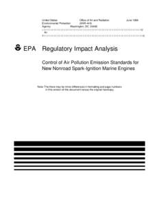 United States Office of Air and Radiation June 1996 Environmental Protection (ANR-443) Agency