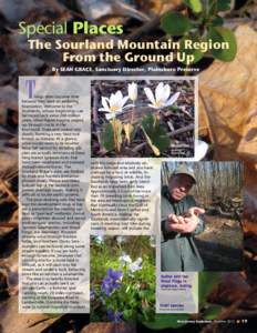 Special Places  The Sourland Mountain Region From the Ground Up By SEAN GRACE, Sanctuary Director, Plainsboro Preserve