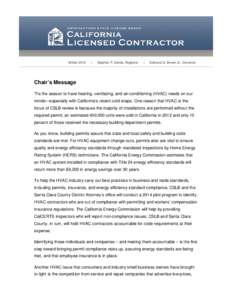 New Contractor Laws and Regulations for 2010