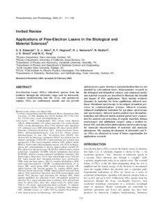 Photochemistry and Photobiology, 2005, 81:  711–735