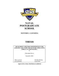 Developing a Reliable Methodology for Assessing the Computer Network Operations Threat of North Korea