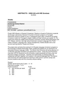 Microsoft Word - FLAP LEA with IHE Abstracts 84 293A[removed]doc