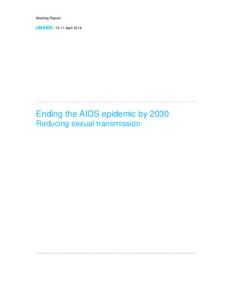 Meeting Report  UNAIDS	| 10-11 April 2014 