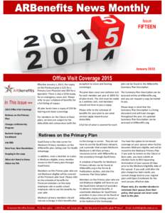 Issue  FIFTEEN January 2015
