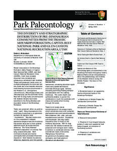 Stratigraphy / Colorado Plateau / Sandstone / Paleontology / Trace fossils / Moenkopi Formation / Navajo Sandstone / Geology of the Capitol Reef area / Glen Canyon National Recreation Area / Geology / Geography of the United States / Utah