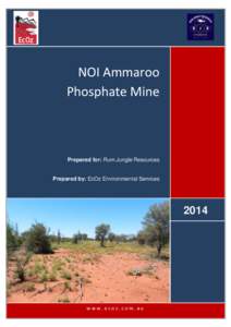 NOI Ammaroo Phosphate Mine
