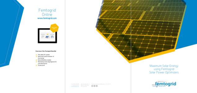 Electromagnetism / Power optimizer / Maximum power point tracking / Photovoltaic system / Inverter / SolarEdge / Solar inverter / Photovoltaics / Electrical engineering / Energy