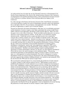 Microsoft Word - Informal CD Civil Society Forum_Chair Summary_FINAL.doc