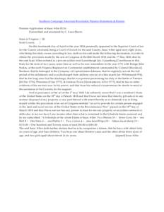 Southern Campaign American Revolution Pension Statements & Rosters Pension Application of Isaac Allin R116 Transcribed and annotated by C. Leon Harris State of Virginia } SS Scott County }