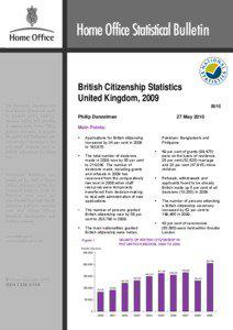 Home Office Statistical Bulletin  The Research, Development