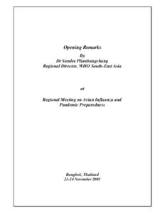 Medicine / Influenza A virus subtype H5N1 / Animal virology / Global health / Pandemics / Influenza pandemic / Avian influenza / Disease surveillance / World Health Organization / Influenza / Epidemiology / Health