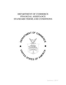 Department of Commerce Financial Assistance Standard Terms and ConditionsDepartment of Commerce Financial Assistance Standard Terms and Conditions