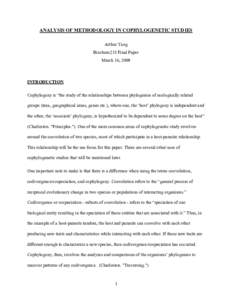 Microsoft Word - Arthur Yang - biochem218 FINAL PAPER.doc