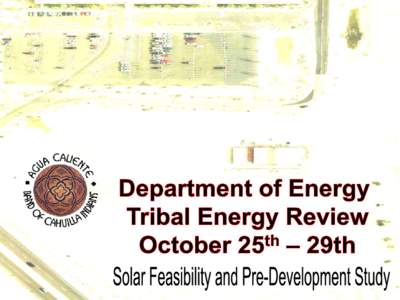 Technology / Low-carbon economy / California / Agua Caliente Band of Cahuilla Indians / Palm Springs /  California / Renewable energy / Solar power / Indian reservation / Environment / Cahuilla / California Mission Indians / Native American tribes in California